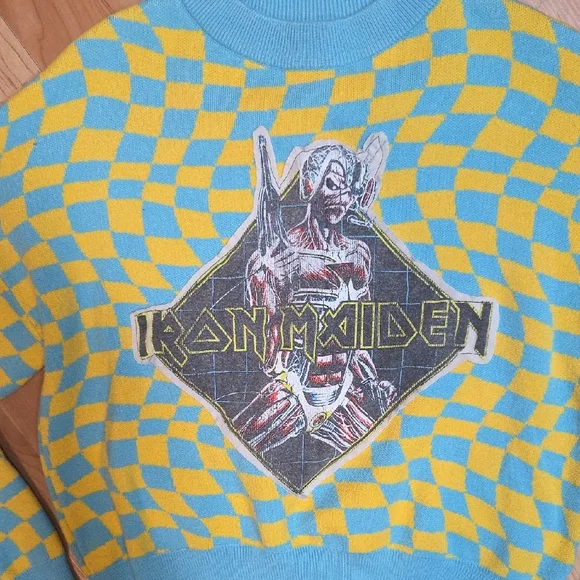 Iron Maiden Cropped Sweater - Picture 2 of 4